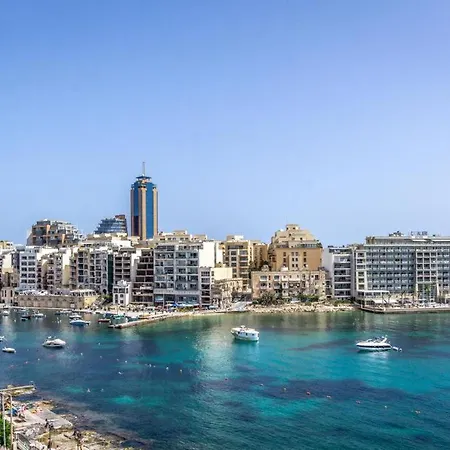Bright Cozy Seafront In St Julians Paceville Apartman San Ġiljan